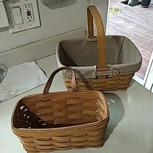 Two Longaberger baskets excellent condition
